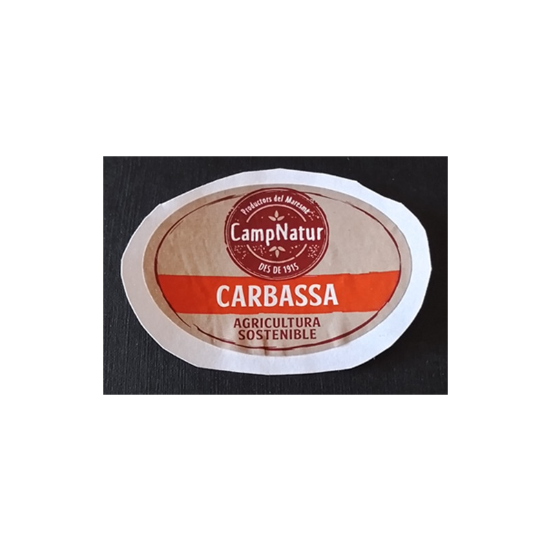 ETIQUETA DE FRUTA (USADA)--CALABAZA  6 .80 x 4.80