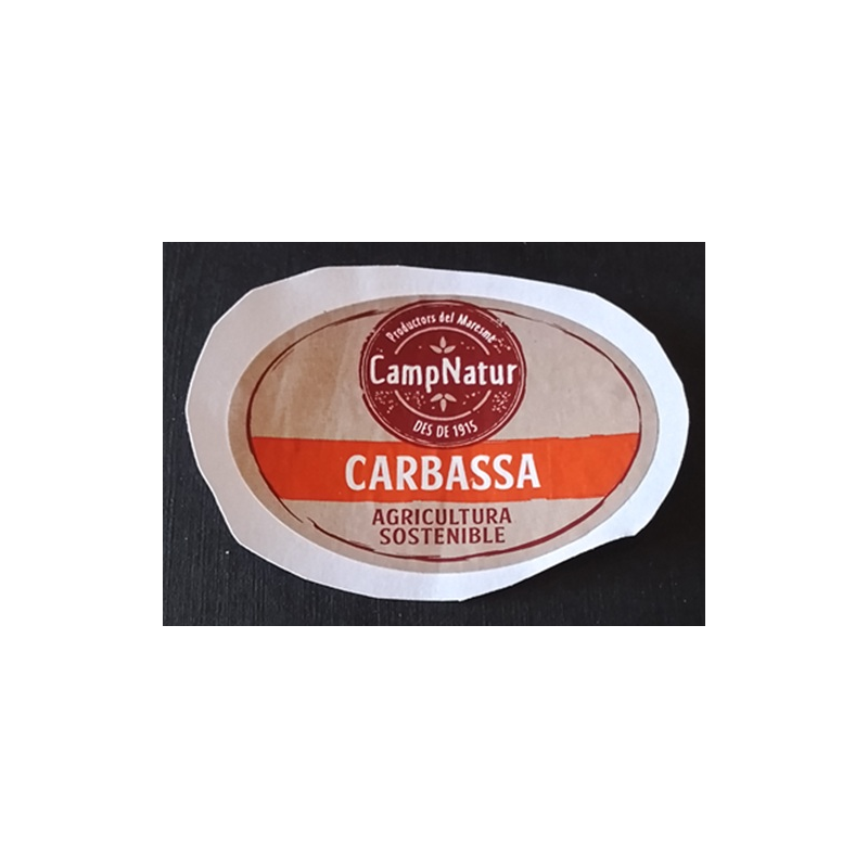 ETIQUETA DE FRUTA (USADA)--CALABAZA  6.80 x 4.80