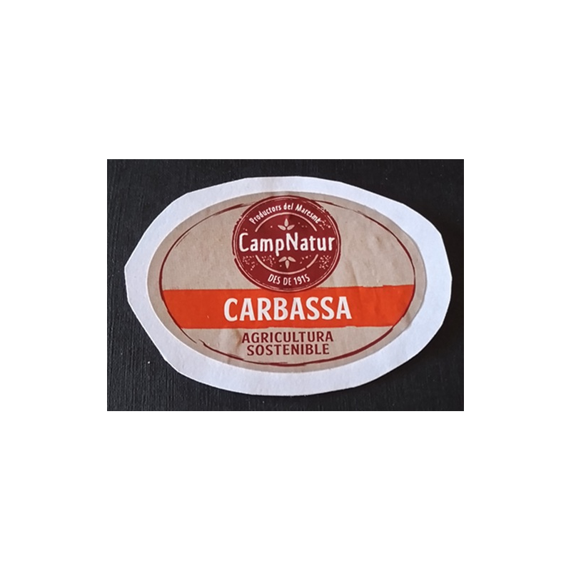 ETIQUETA DE FRUTA (USADA)--CALABAZA  6.80 x 4.80