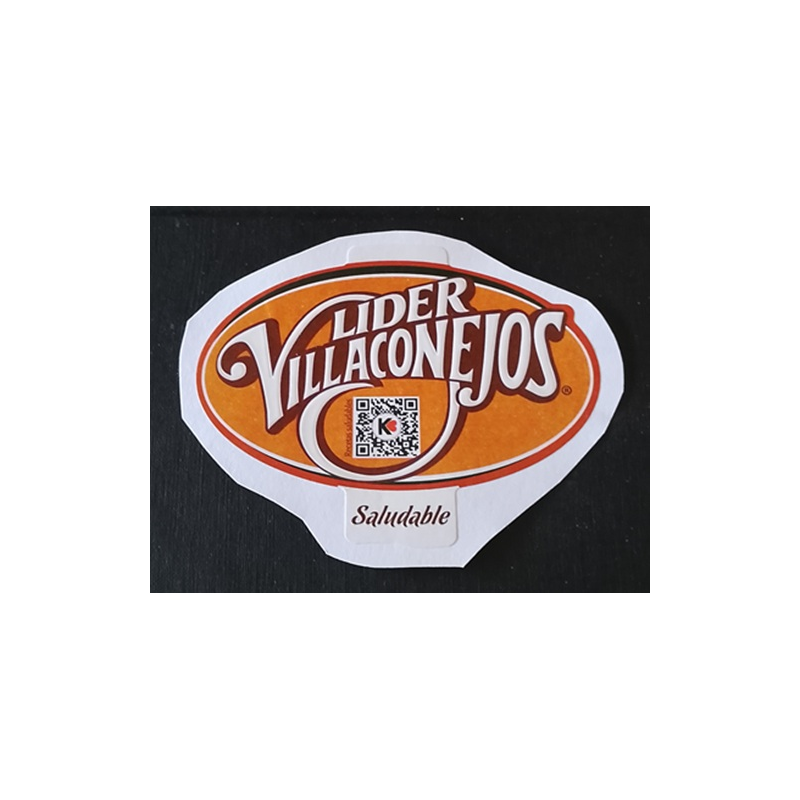 ETIQUETA DE FRUTA (USADA)--CALABAZA   8.35 × 6.68 cm
