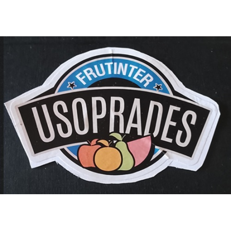 ETIQUETA DE FRUTA (USADA)--SANDIA  11.32 × 8 cm