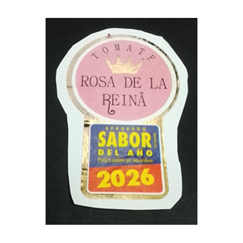 ETIQUETA DE FRUTA (USADA)--TOMATE    3.05 × 4.63 cm