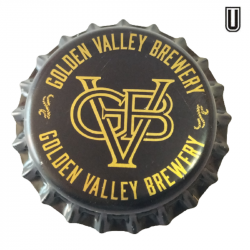 ESTADOS UNIDOS (US)  Cerveza Golden Valley Brewery Sin usar sin plastico en el reverso