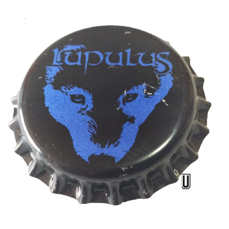 BÉLGICA (BE)  Cerveza Lupulus (Brasserie) Sin usar sin plastico en el reverso