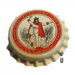 BÉLGICA (BE)  Cerveza Lefebvre (Brasserie) Sin usar sin plastico en el reverso