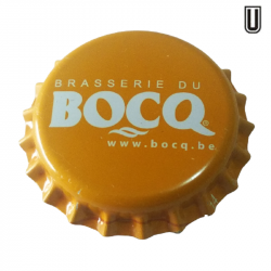 BÉLGICA (BE)  Cerveza Bocq (Brasserie du) Sin usar sin plástico en el reverso