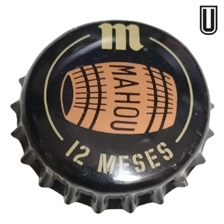 ESPAÑA (ES)  Cerveza Mahou S.A. Sin plástico en el reverso BO R-6509.