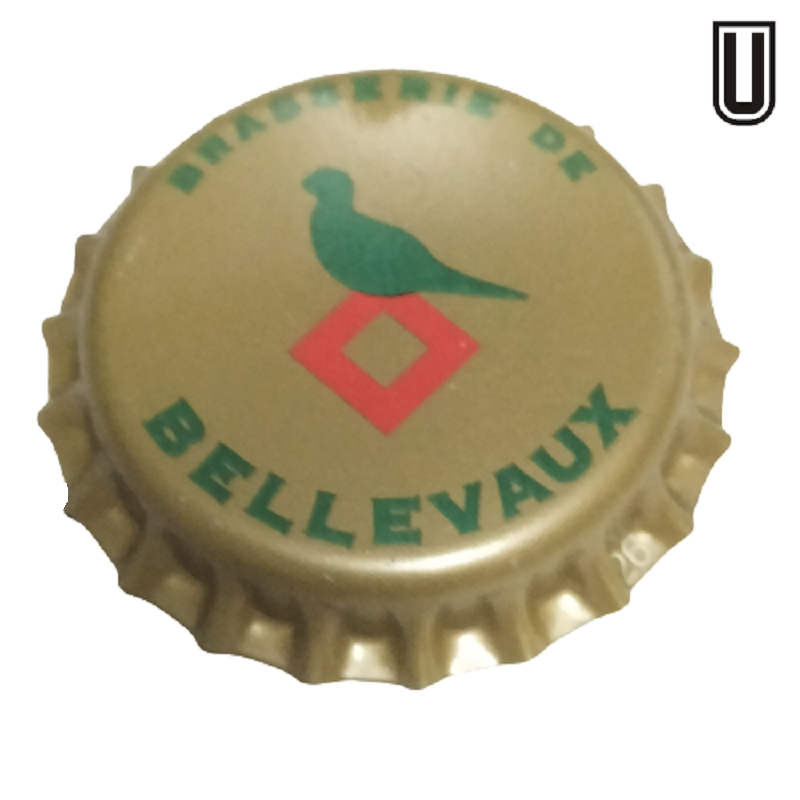 BÉLGICA (BE)  Cerveza Bellevaux (Brasserie de)  Sin usar sin plástico en el reverso