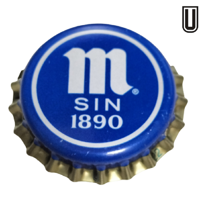 ESPAÑA (ES)  Cerveza Mahou S.A. (Sin 1890) BO R-3145 Sin usar sin plástico en el reverso