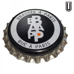 FRANCIA (FR)  Cerveza Les Brasseries Parisiennes Sin usar sin plástico en el reverso