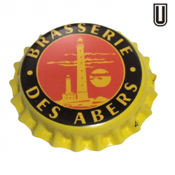 FRANCIA (FR)  Cerveza Abers (Brasserie des) Sin usar sin plástico en el reverso