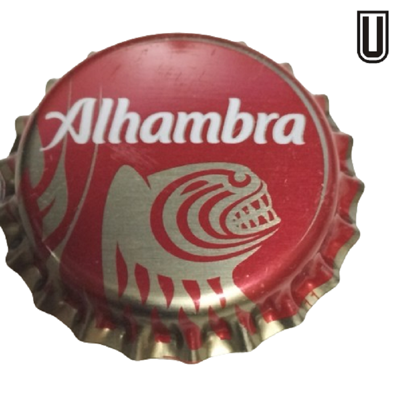 ESPAÑA (ES)  Cerveza Alhambra, (Cervezas) Sin usar