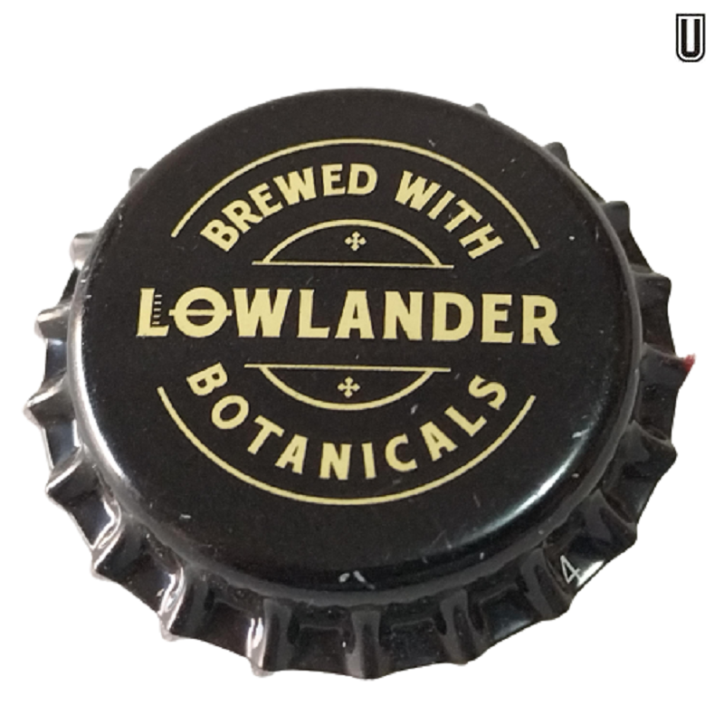 PAÍSES BAJOS (NL)  Cerveza Lowlander Beer Co-Sin usar sin plastico en el reverso