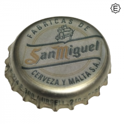ESPAÑA (ES)  Cerveza San Miguel Fábricas de Cerveza y Malta S.A.ANTIOXIDANTES E-224 E-300  URGELL, 240 -Barcelona