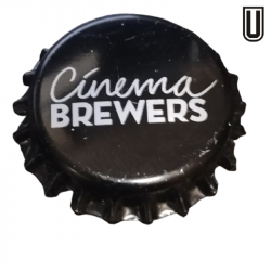 PAÍSES BAJOS (NL)  Cerveza Cinema Brewers Sin usar sin plástico en el reverso
