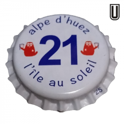 FRANCIA (FR)  Cerveza  Dauphiné, (Brasserie Artisanale du) Sin usar sin plástico en el reverso